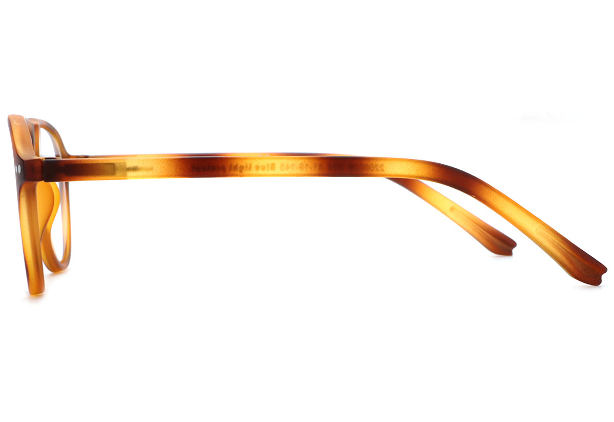 Men Access Eyeglasses: Jamie Yellow/Demi - SpecSMART Eye Clinic (Side View)