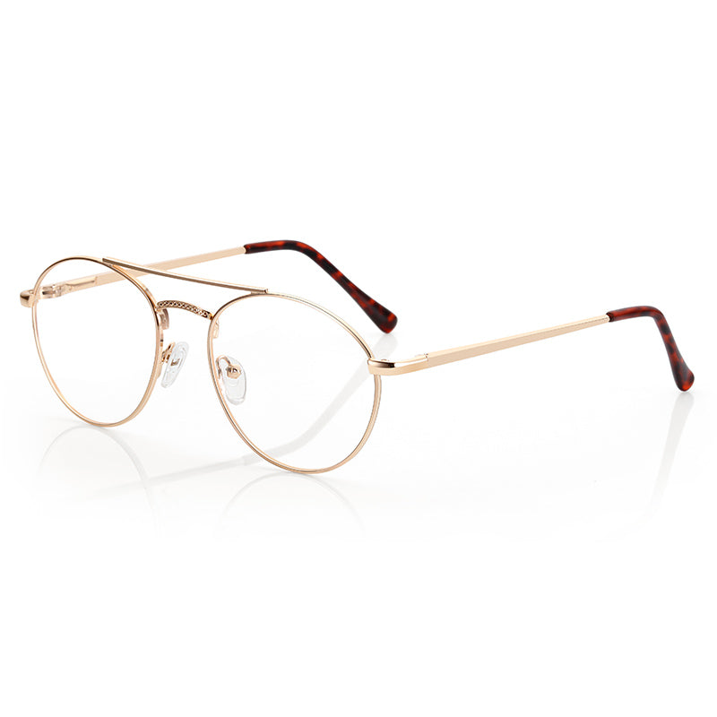 Men Access Eyeglasses: Seb Gold - SpecSMART Eye Clinic (Diagonal View)