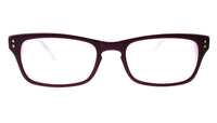 Thumbnail for Women Insignia Eyeglasses: Addison -Black & Purple - SpecSMART Eye Clinic (Front View)