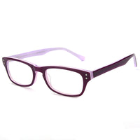 Thumbnail for Women Insignia Eyeglasses: Addison -Black & Purple - SpecSMART Eye Clinic (Diagonal View)