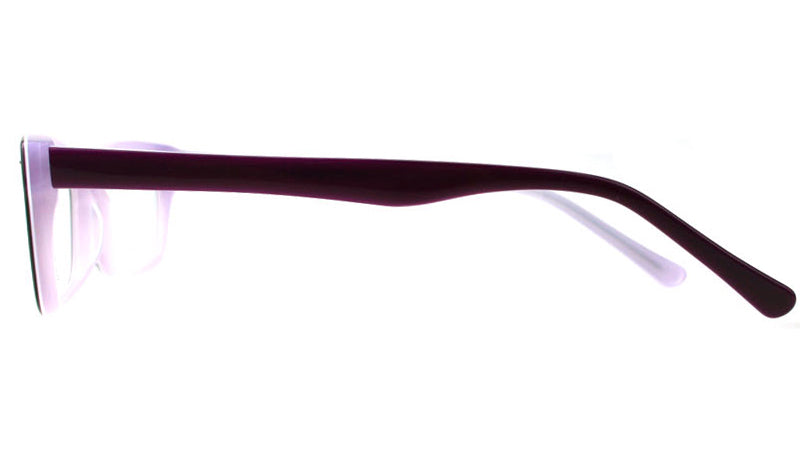 Women Insignia Eyeglasses: Addison -Black & Purple - SpecSMART Eye Clinic (Side View)