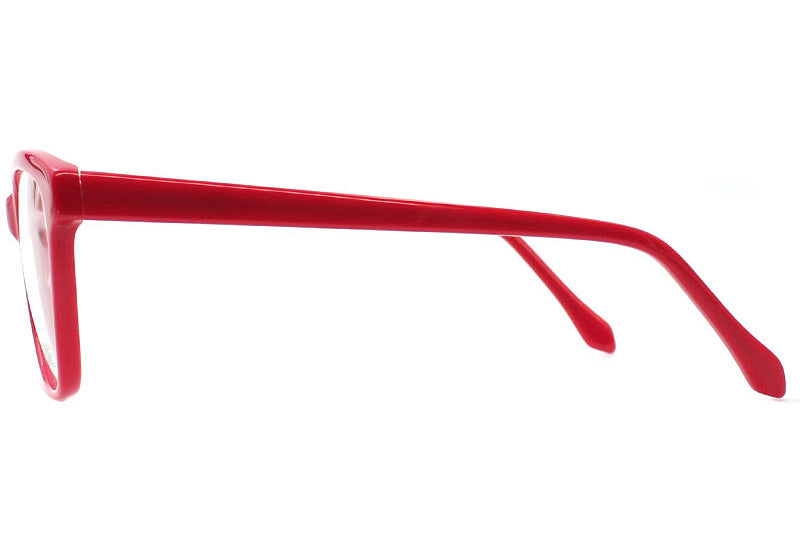 Women Insignia Eyeglasses: Sylvia - Red - SpecSMART Eye Clinic (Side View)