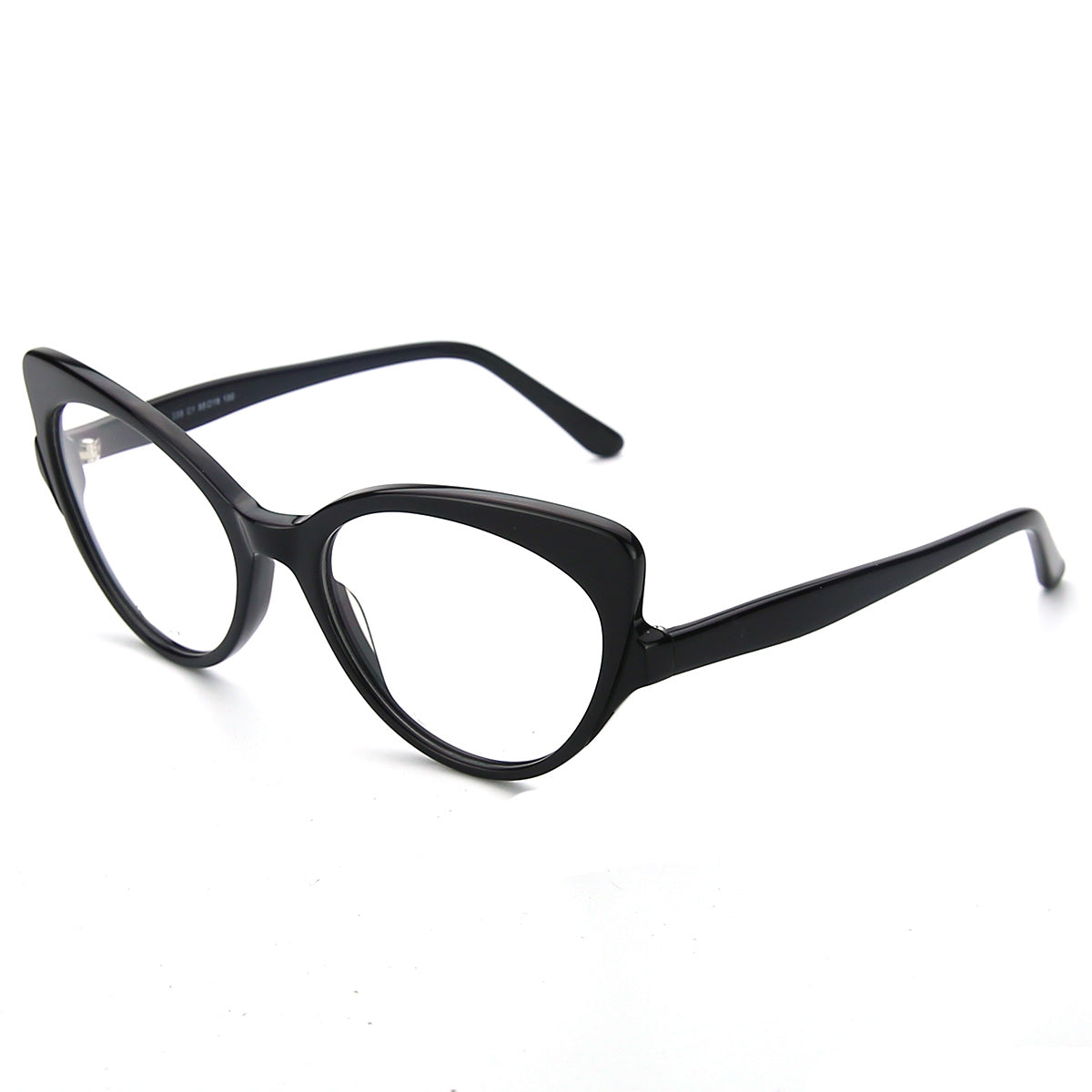 Women Insignia Eyeglasses: Elly - Black - SpecSMART Eye Clinic (Diagonal View)