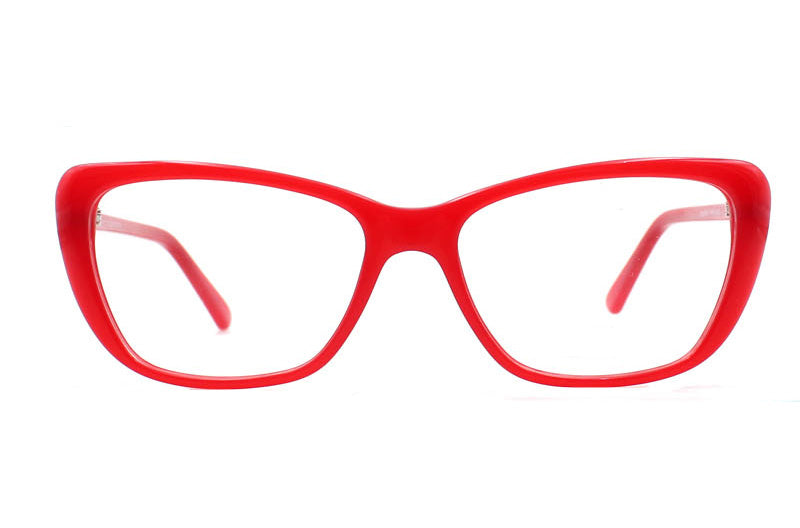 Women Insignia Eyeglasses: Poppy - Red - SpecSMART Eye Clinic (Front View)