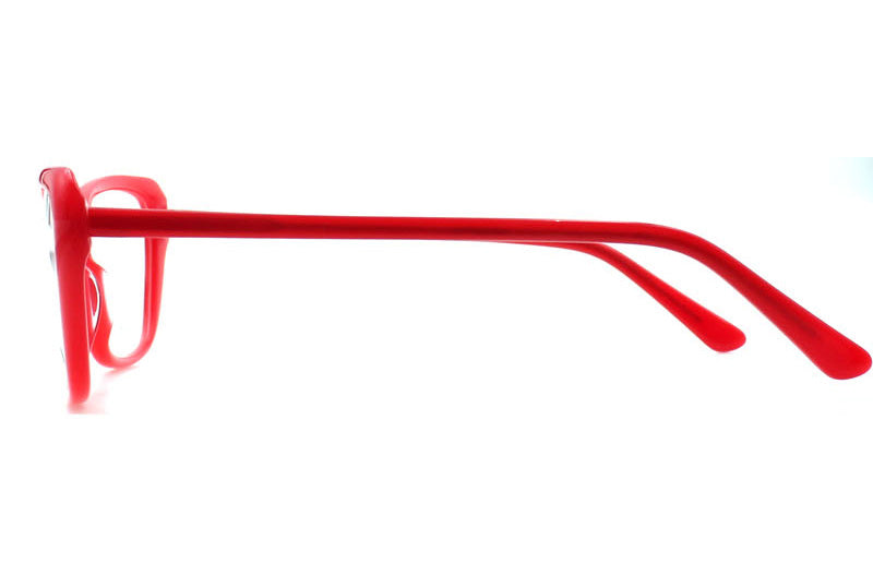 Women Insignia Eyeglasses: Poppy - Red - SpecSMART Eye Clinic (Side View)