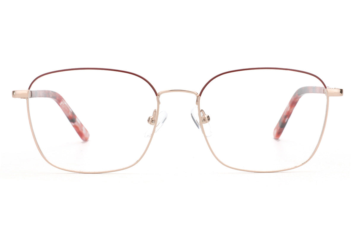 Women Insignia Eyeglasses: Annabel - Red - SpecSMART Eye Clinic (Front View)