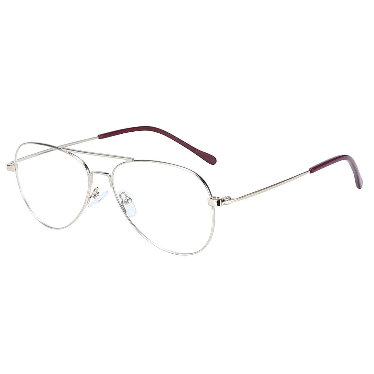 Women Insignia Eyeglasses: Nora - Gold - SpecSMART Eye Clinic (Diagonal View)