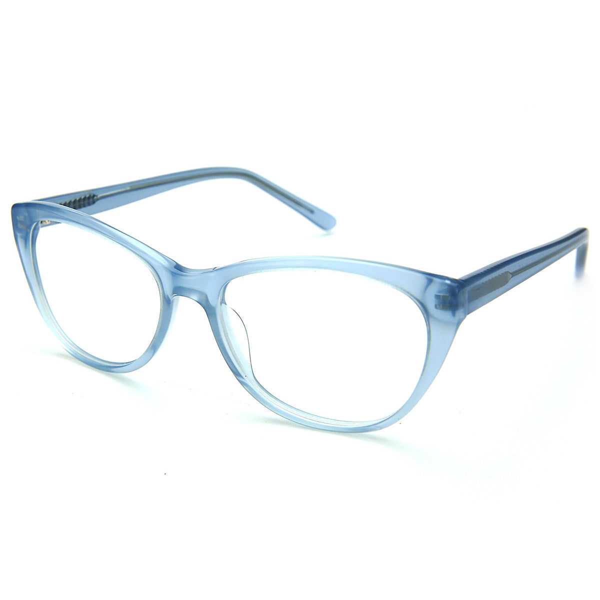 Women Insignia Eyeglasses: Faith -Blue - SpecSMART Eye Clinic (Diagonal View)