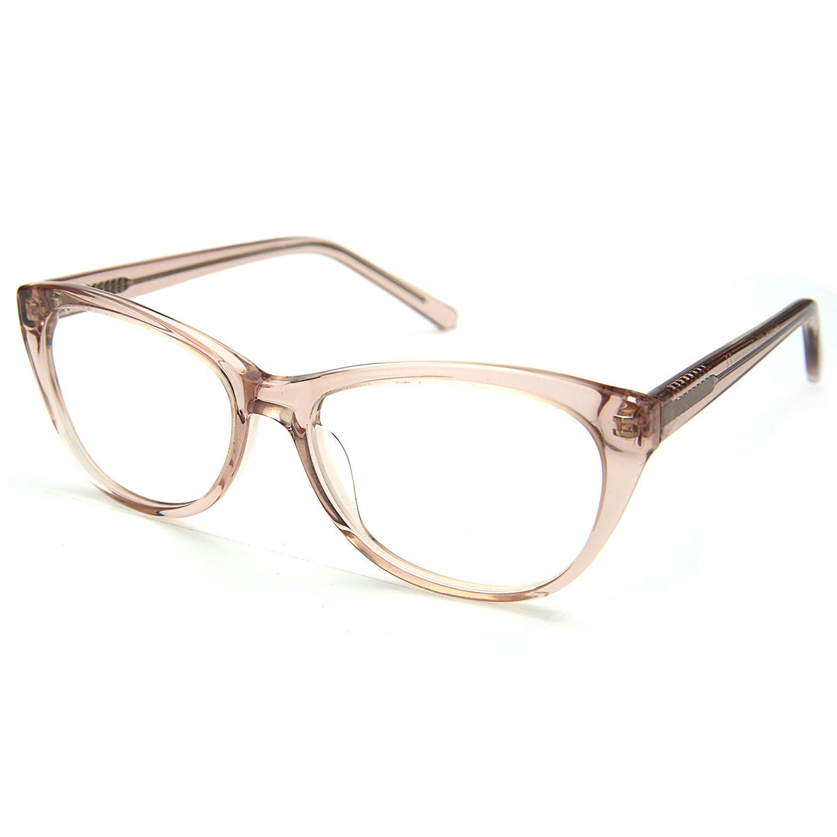 Women Insignia Eyeglasses: Faith - Crystal - SpecSMART Eye Clinic (Diagonal View)