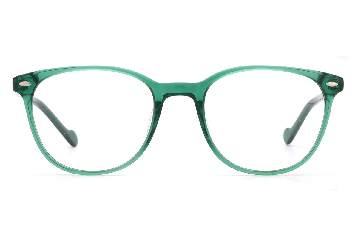 Women Calypso Eyeglasses: Sara-Green - SpecSMART Eye Clinic (Front View)