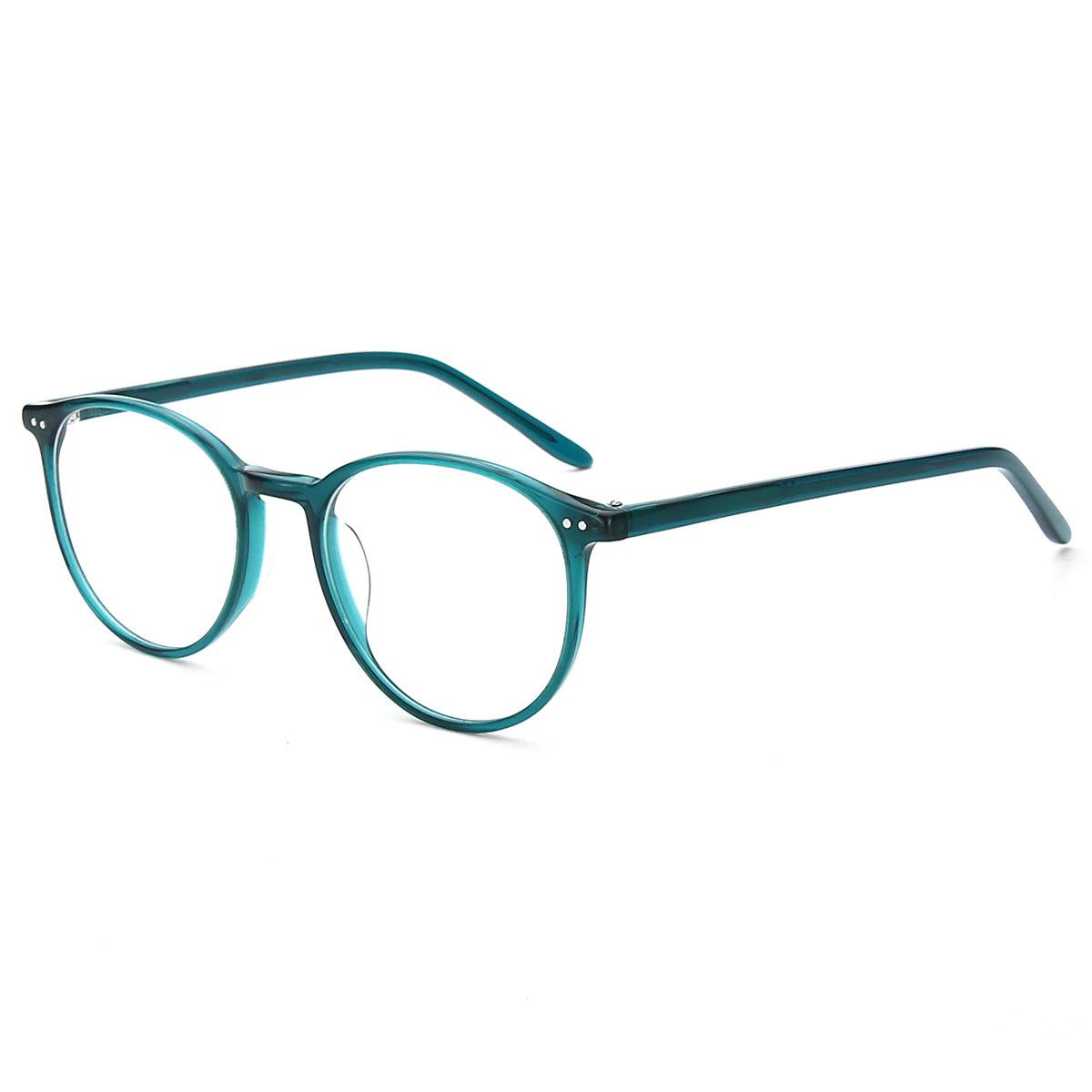 Women Calypso Eyeglasses: Khloe -Green - SpecSMART Eye Clinic (Diagonal View)