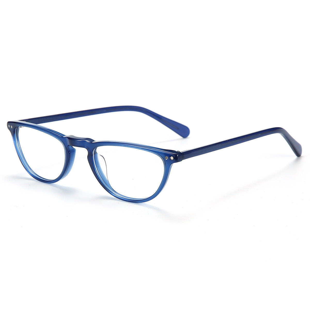 Women Calypso Eyeglasses: Abrielle -Blue - SpecSMART Eye Clinic (Diagonal View)