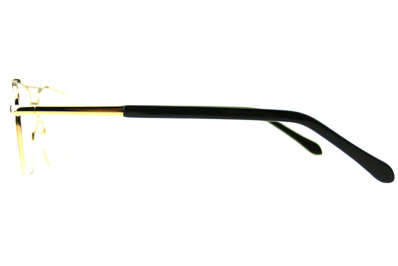 Men Calypso Eyeglasses: Rufus - Gold - SpecSMART Eye Clinic (Side View)