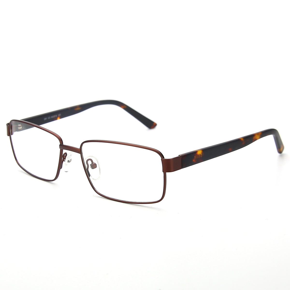 Men Insignia Eyeglasses: Tito - Brown & Tortoiseshell - SpecSMART Eye Clinic (Diagonal View)