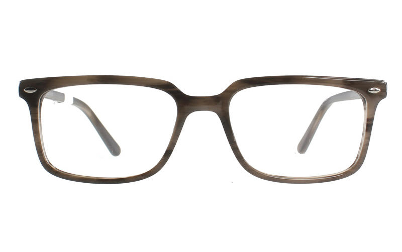 Men Insignia Eyeglasses: Rondo - Grey - SpecSMART Eye Clinic (Front View)