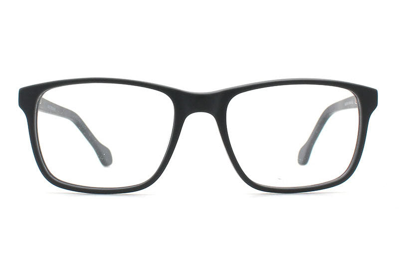 Men Insignia Eyeglasses: Matisse Black /Grey - SpecSMART Eye Clinic (Front View)