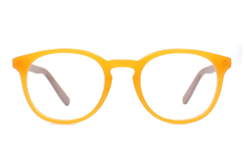 Men Calypso Eyeglasses: Bruno - Yellow - SpecSMART Eye Clinic (Front View)