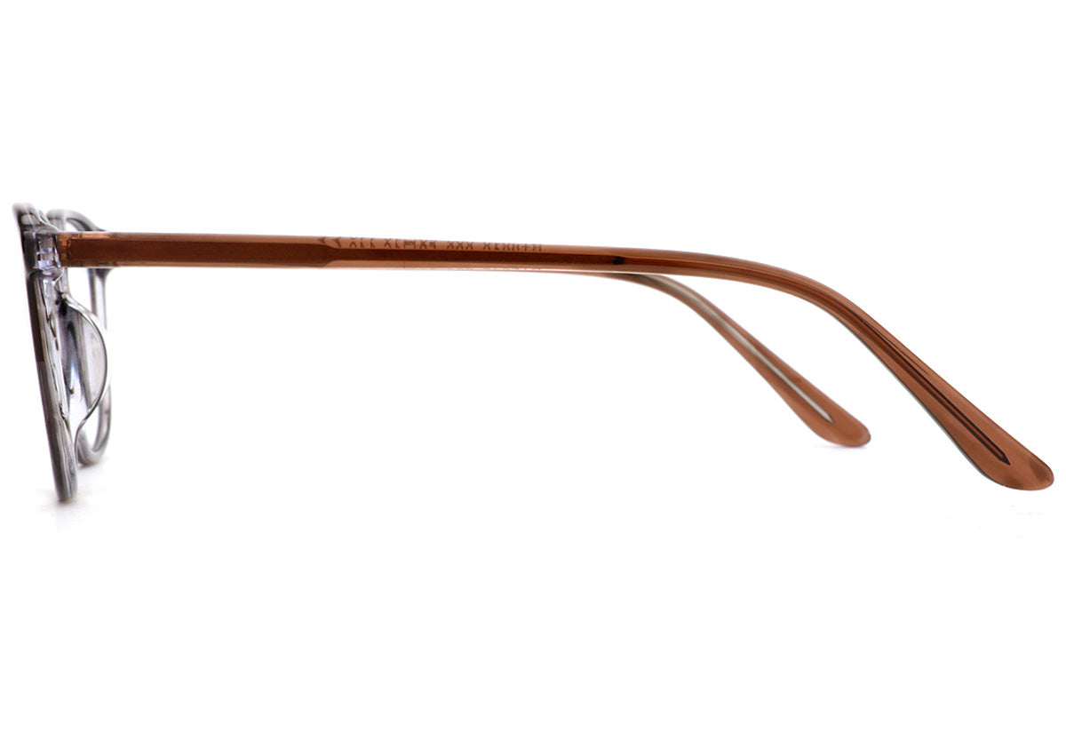 Men Access Eyeglasses: Marc Brown/Grey - SpecSMART Eye Clinic (Side View)