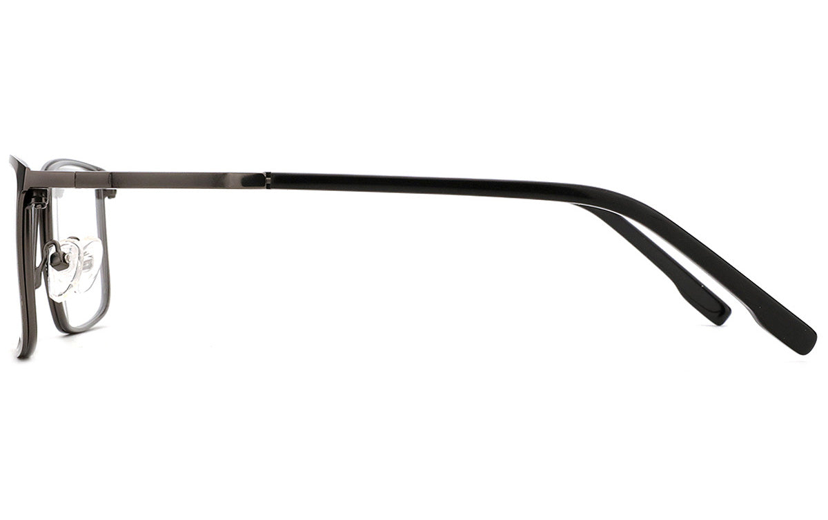 Men Calypso Eyeglasses: Weston - Matt Gunmetal - SpecSMART Eye Clinic (Side View)