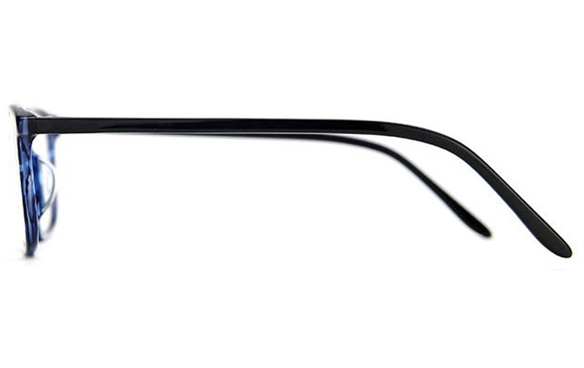 Men Calypso Eyeglasses: Hendrick - Blue - SpecSMART Eye Clinic (Side View)