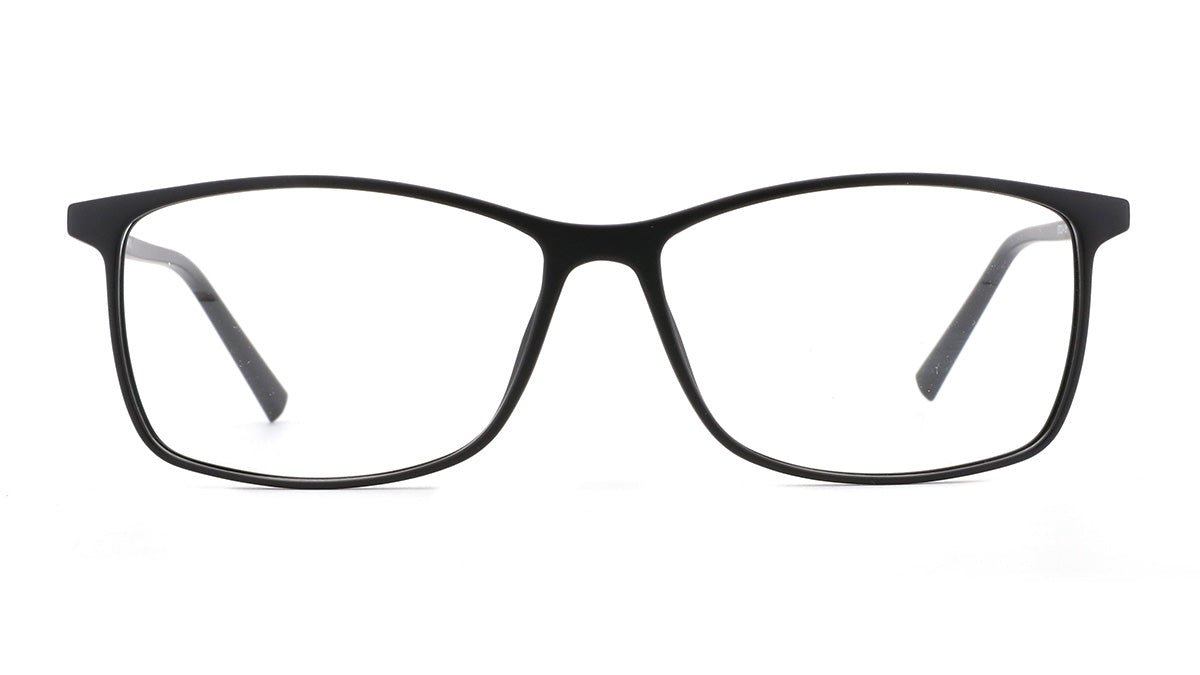 Men Calypso Eyeglasses: James - Black - SpecSMART Eye Clinic (Front View)