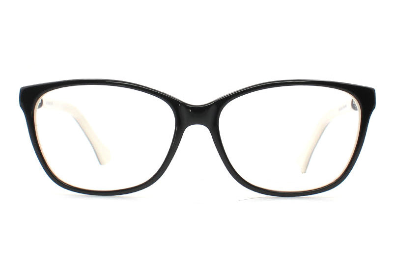 Women Insignia Eyeglasses: Amy-Black - SpecSMART Eye Clinic (Front View)