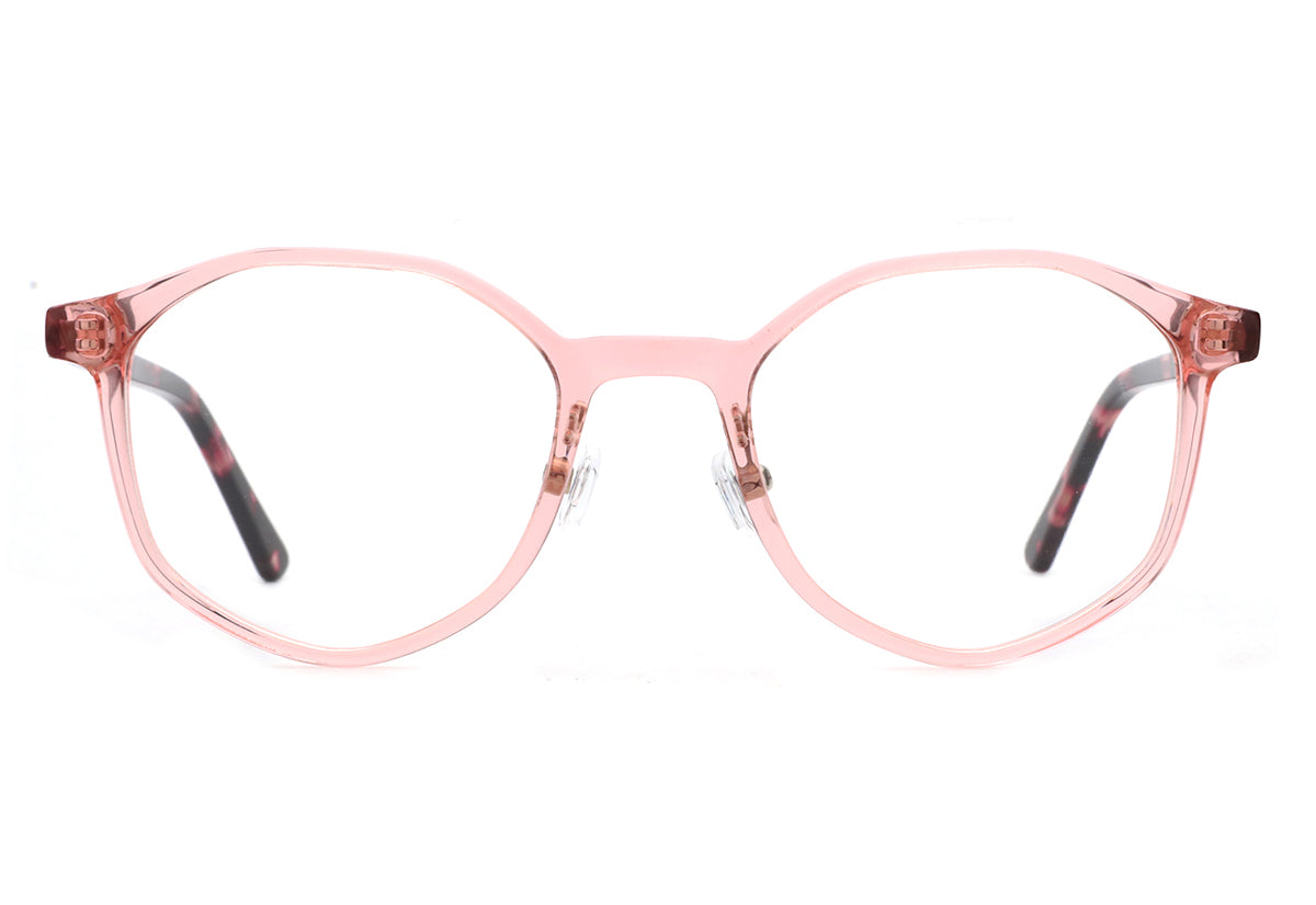 Women Insignia Eyeglasses: Avery-Pink - SpecSMART Eye Clinic (Front View)