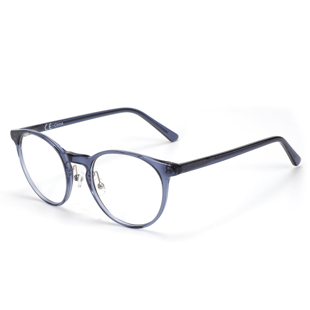 Women Insignia Eyeglasses: Kennedy-Blue - SpecSMART Eye Clinic (Diagonal View)