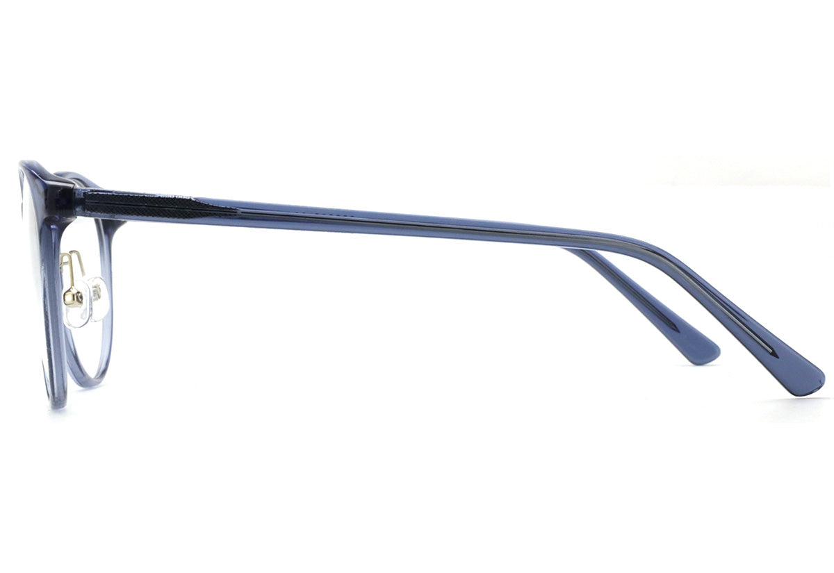 Women Insignia Eyeglasses: Kennedy-Blue - SpecSMART Eye Clinic (Side View)