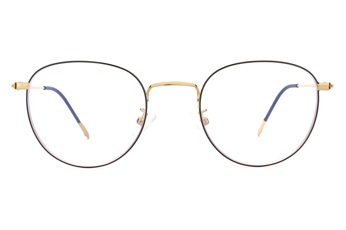 Women Calypso Eyeglasses: Kathy- Gold - SpecSMART Eye Clinic (Front View)