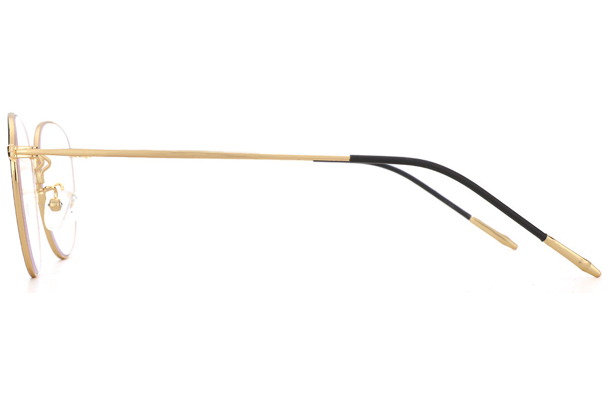 Women Calypso Eyeglasses: Kathy- Gold - SpecSMART Eye Clinic (Side View)