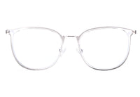 Thumbnail for Men Calypso Eyeglasses: Hazel - Crystal - SpecSMART Eye Clinic (Front View)