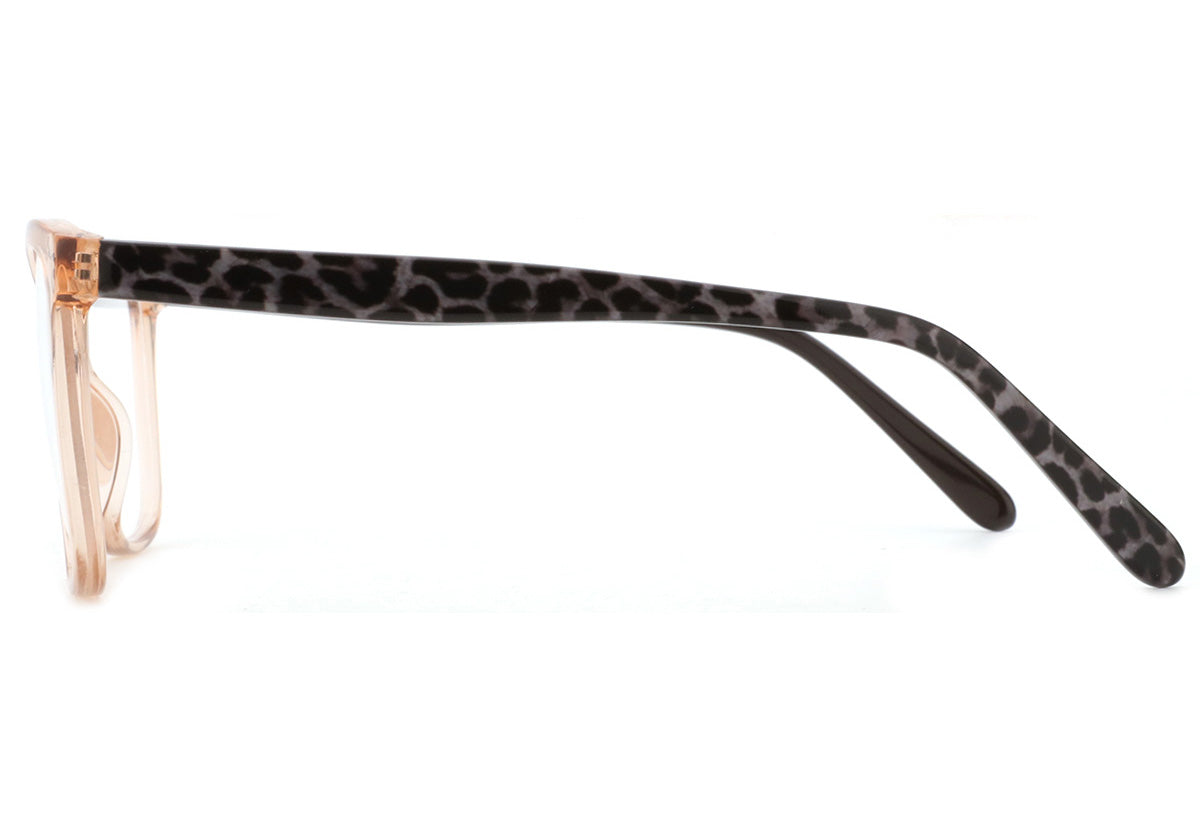 Women Calypso Eyeglasses: Zoe-Brown - SpecSMART Eye Clinic (Side View)