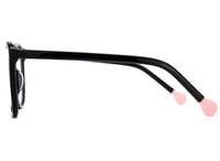 Thumbnail for Women Calypso Eyeglasses: Ava-Black - SpecSMART Eye Clinic (Side View)