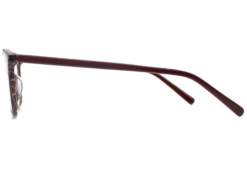 Women Insignia Eyeglasses: Isabelle -Burgundy - SpecSMART Eye Clinic (Side View)