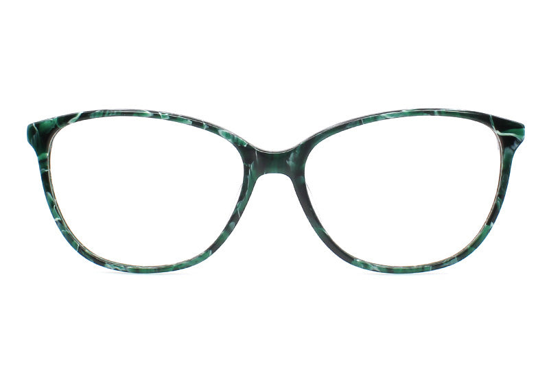 Women Insignia Eyeglasses: Isabelle - Green - SpecSMART Eye Clinic (Front View)