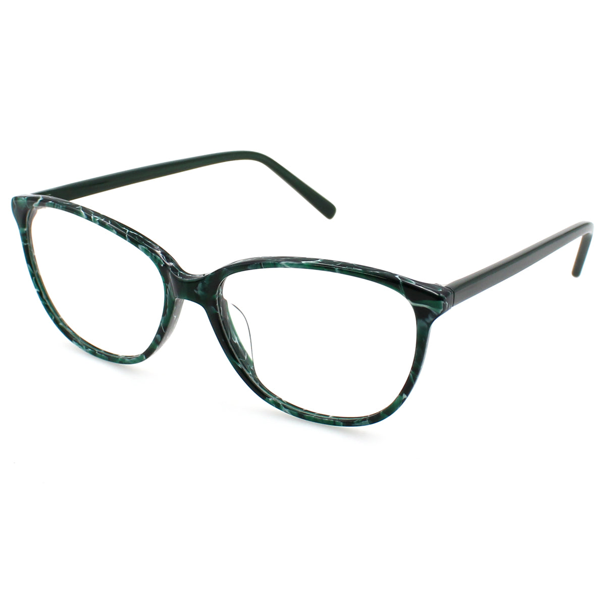 Women Insignia Eyeglasses: Isabelle - Green - SpecSMART Eye Clinic (Front View)