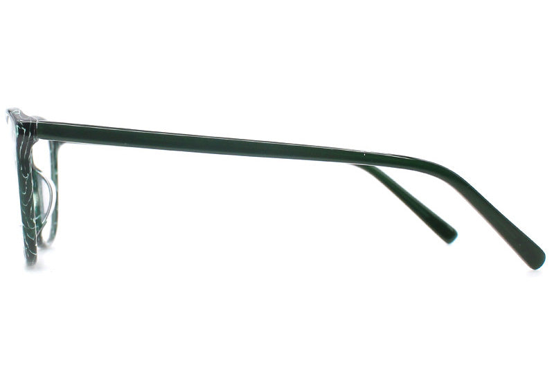 Women Insignia Eyeglasses: Isabelle - Green - SpecSMART Eye Clinic (Side View)