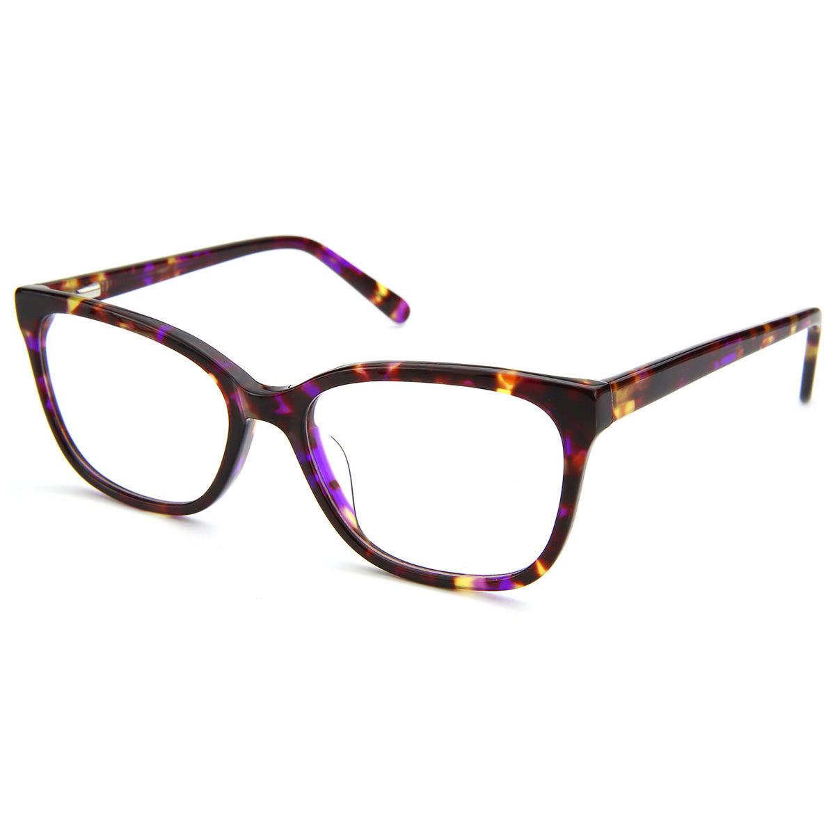 Women Insignia Eyeglasses: Mila - Purple - SpecSMART Eye Clinic (Diagonal View)