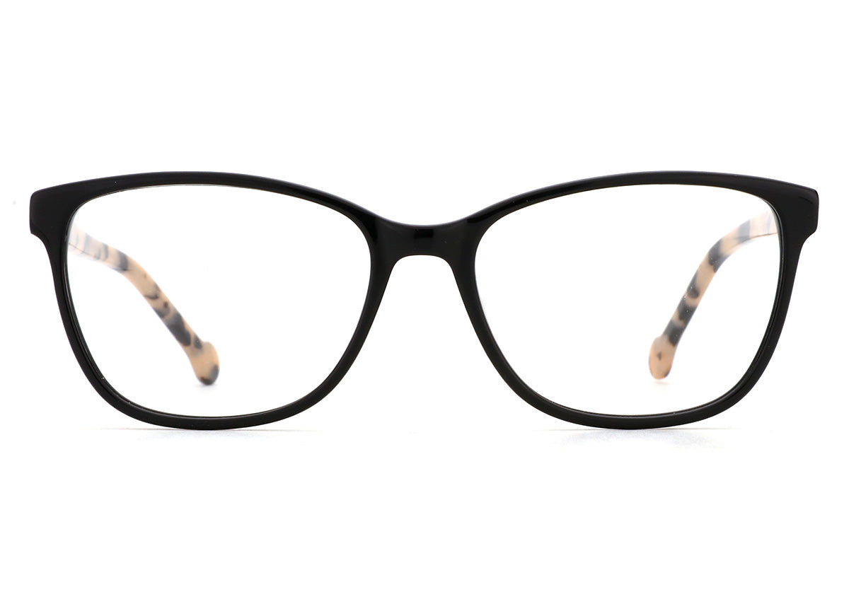 Women Calypso Eyeglasses: Aria- Black - SpecSMART Eye Clinic (Front View)