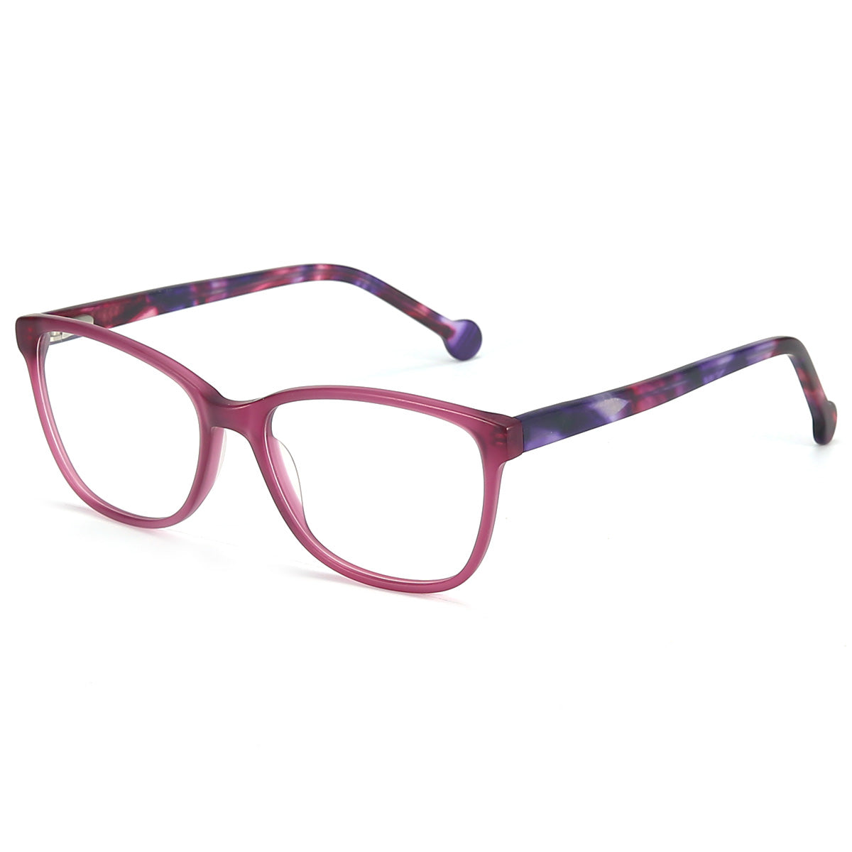 Women Calypso Eyeglasses: Aria- Pink - SpecSMART Eye Clinic (Diagonal View)