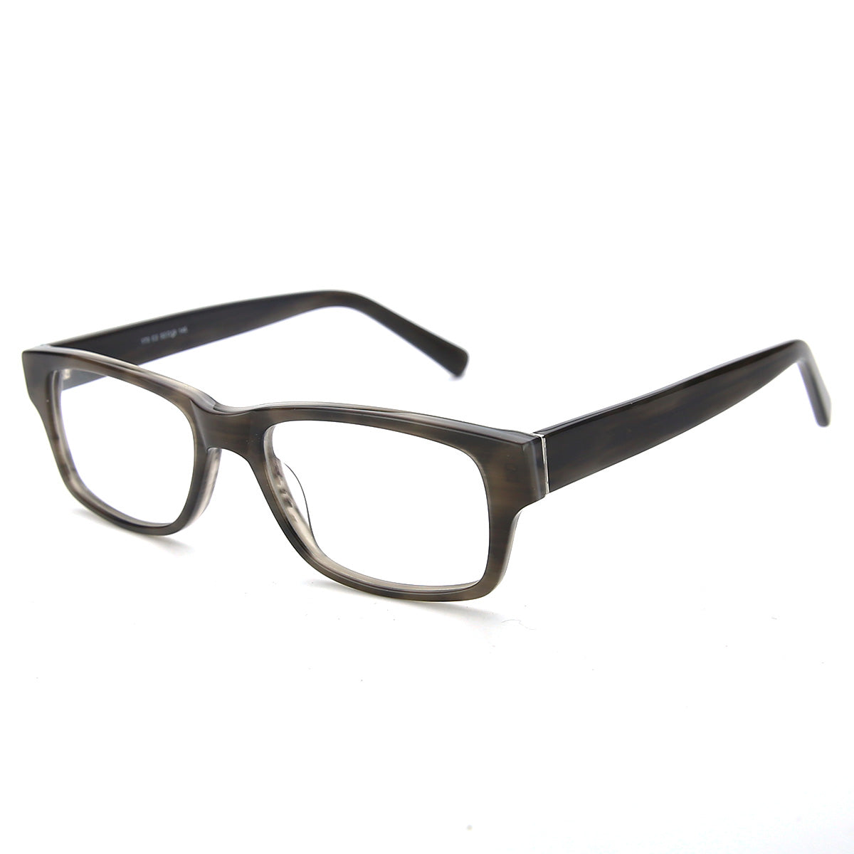 Men Calypso Eyeglasses: Felix - Grey - SpecSMART Eye Clinic (Diagonal View)