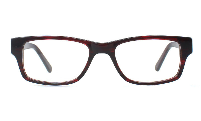 Men Calypso Eyeglasses: Felix - Burgundy - SpecSMART Eye Clinic (Front View)