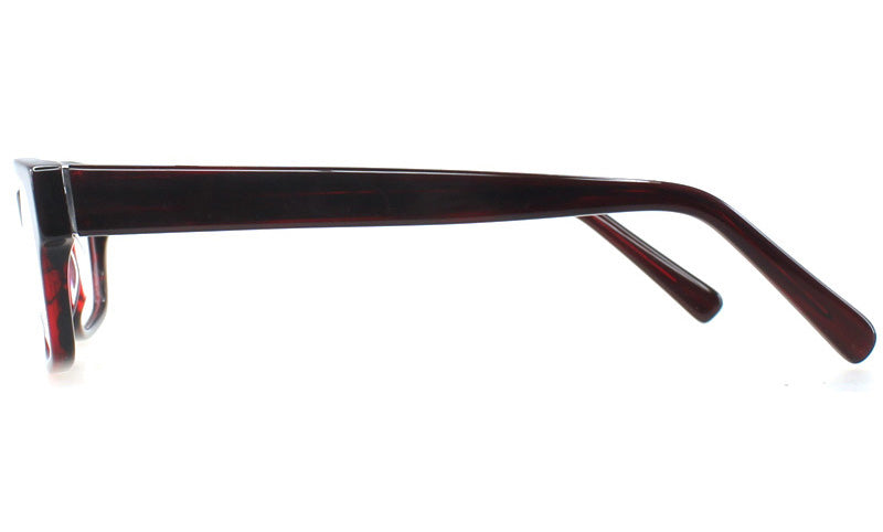 Men Calypso Eyeglasses: Felix - Burgundy - SpecSMART Eye Clinic (Side View)