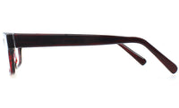 Thumbnail for Men Calypso Eyeglasses: Felix - Burgundy - SpecSMART Eye Clinic (Side View)