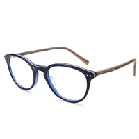 Thumbnail for Men Calypso Eyeglasses: Durand - Black & Blue - SpecSMART Eye Clinic (Diagonal View)