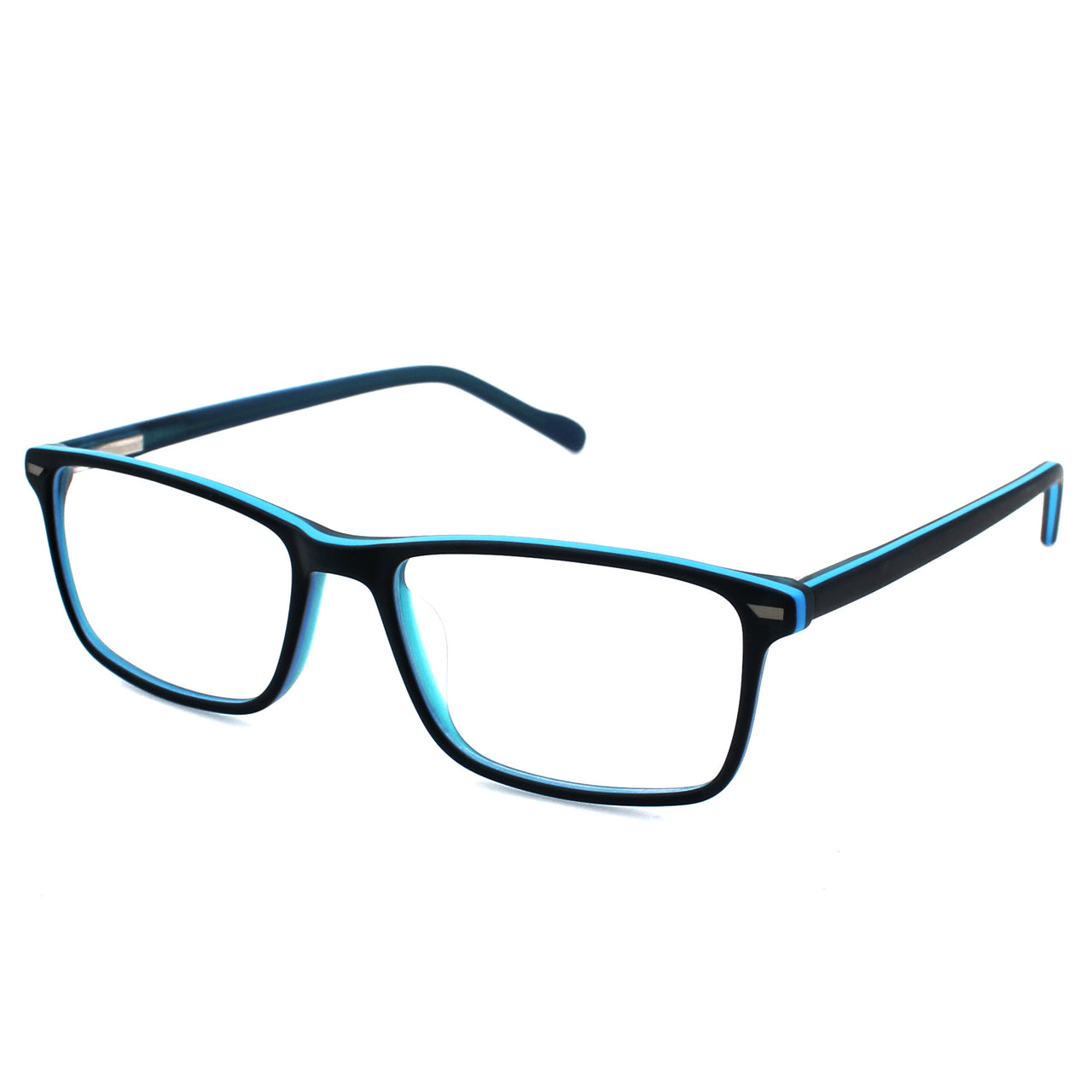 Men Access Eyeglasses: Harris Blue - SpecSMART Eye Clinic (Diagonal View)