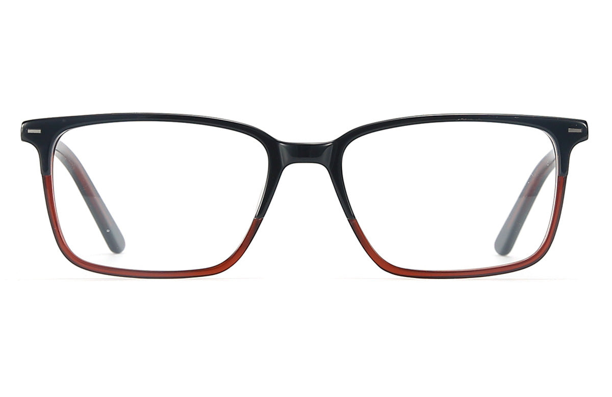 Men Access Eyeglasses: Lyon Brown/Black - SpecSMART Eye Clinic (Front View)