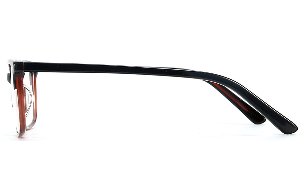 Men Access Eyeglasses: Lyon Brown/Black - SpecSMART Eye Clinic (Side View)