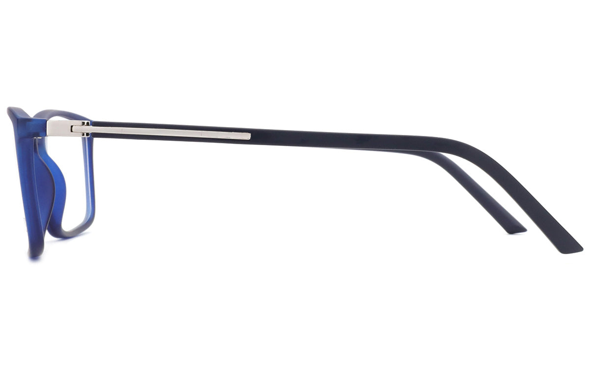 Men Calypso Eyeglasses: Robbie-Blue - SpecSMART Eye Clinic (Side View)